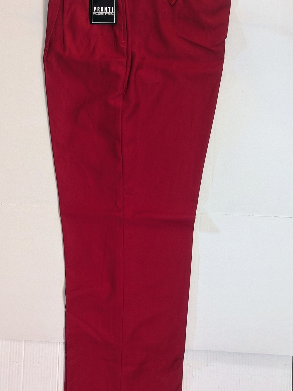 Pronti Collection by Phita Red Pleated Men's Dress Pants (NEW) Size 44
